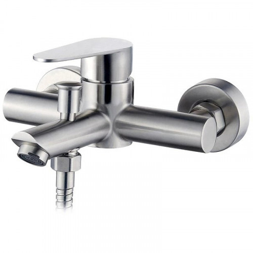 Смеситель для ванны ESKO Orlando OL 54 Никель нержавеющая сталь на стену