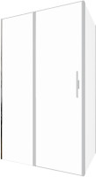 Душевой уголок Allen Brau Priority 120x100 3.31008.BA+3.31020.BA цвет профиля Серебро браш стекло прозрачное