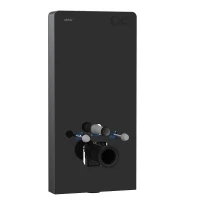Инсталляция Abber AC0107MB для унитаза с клавишей смыва цвет Черный