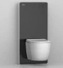 Инсталляция Abber AC0107MB для унитаза с клавишей смыва цвет Черный
