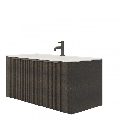 Тумба под раковину Creto Luna 100 17-VG100 подвесная цвет Venge