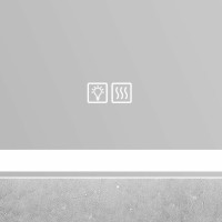 Зеркало BelBagno SPC-GRT-1000-800-LED-TCH-WARM с подсветкой с подогревом с сенсорным выключателем