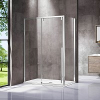Душевой уголок Vincea Lugano 160х100 VSR-1L1016CL-1 профиль Хром стекло прозрачное