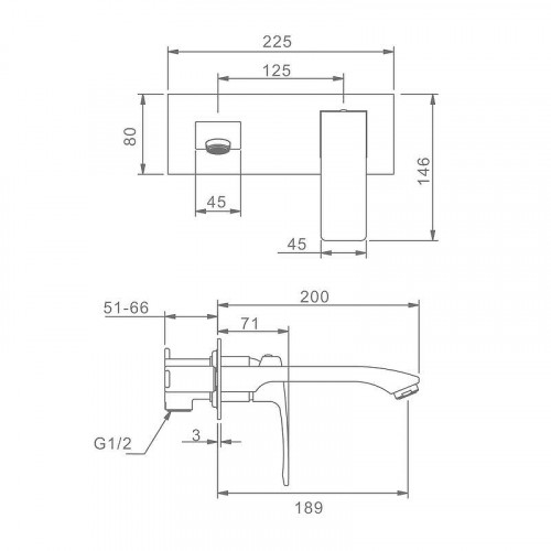 Смеситель для раковины Raglo R01.11.03 цвет Золото матовое