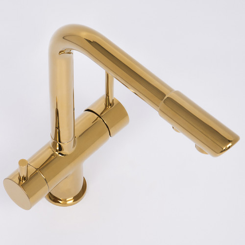 Смеситель для кухни WasserKRAFT A8377 Золото латунь
