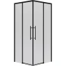 Душевой уголок Niagara Nova 80х80 NG-6828-34BLACK профиль Черный матовый стекло прозрачное