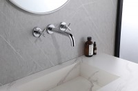 Смеситель для раковины Abber Wasser Kreis AF81121 Хром латунь встраиваемый