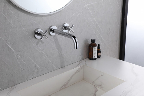 Смеситель для раковины Abber Wasser Kreis AF81121 Хром латунь встраиваемый