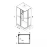 Душевая кабина Triton Квадро 120x80 Щ0000064616 без гидромассажа