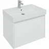 Тумба с раковиной Aquanet Nova Lite 75 245243 подвесная Белая глянцевая МДФ / ЛДСП