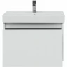 Тумба с раковиной Aquanet Nova Lite 75 245243 подвесная Белая глянцевая МДФ / ЛДСП