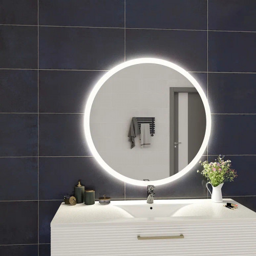 Зеркало SanVit Арт 90 zart90 с подсветкой с инфракрасным выключателем стекло