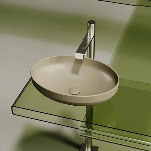Раковина-чаша Ceramicanova Element 50 CN6056MC Капучино матовая фарфор накладная