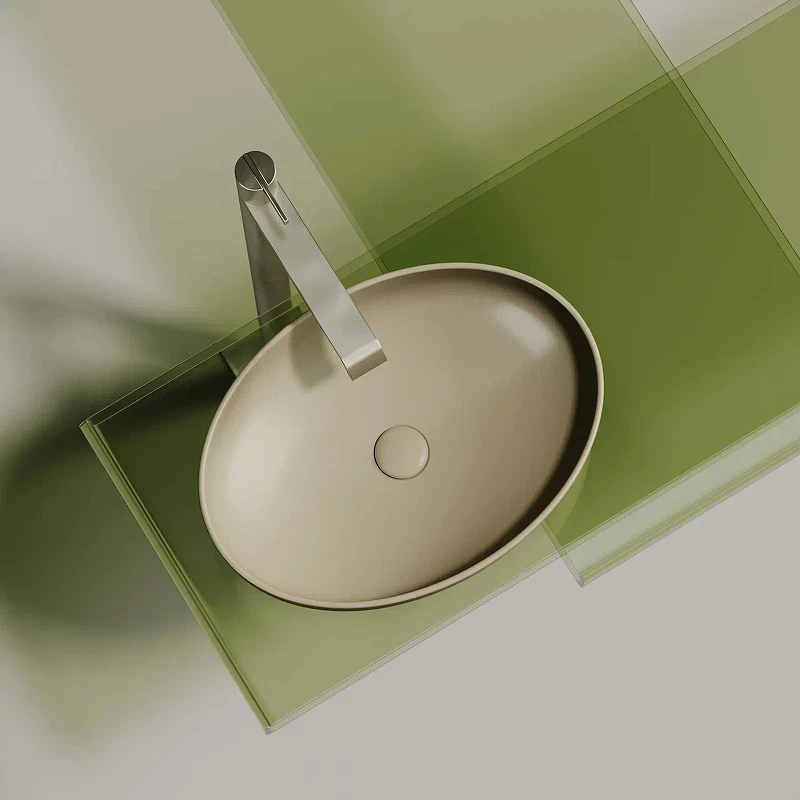 Раковина-чаша Ceramicanova Element 50 CN6056MC Капучино матовая фарфор накладная