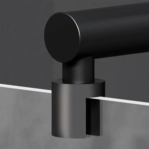 Душевая перегородка AM.PM X-Joy 90 W94UWI-90-F1-BTE профиль Черный матовый стекло прозрачное