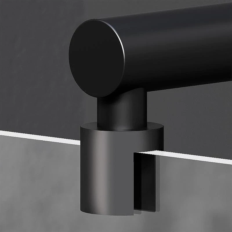 Душевая перегородка AM.PM X-Joy 90 W94UWI-90-F1-BTE профиль Черный матовый стекло прозрачное