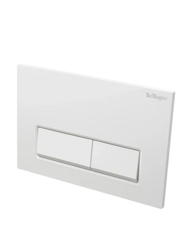 Клавиша смыва BelBagno BB-15R-BL цвет Белый глянцевый