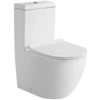 Унитаз моноблок SantiLine SL-5011 с сиденьем Микролифт фаянс напольный