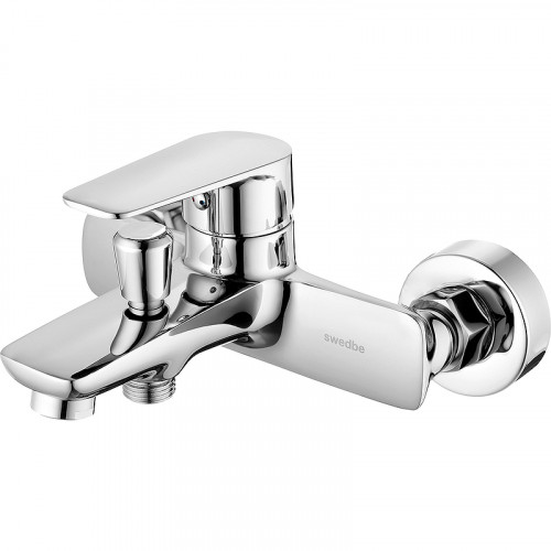 Смеситель для ванны Swedbe Mars 1730 Хром латунь на стену