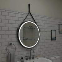 Зеркало Bellezza Жаклин Блэк 65 4616410020017 с подсветкой с сенсорным выключателем МДФ / ЛДСП, стекло