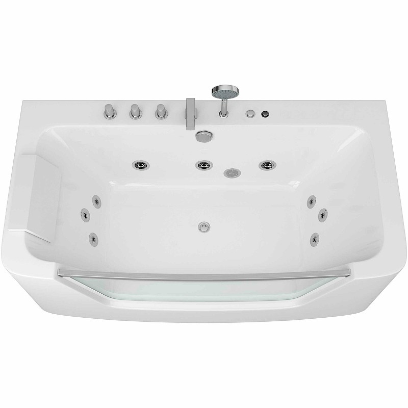 Акриловая ванна Grossman 150х85 GR-15085-1 с гидромассажем