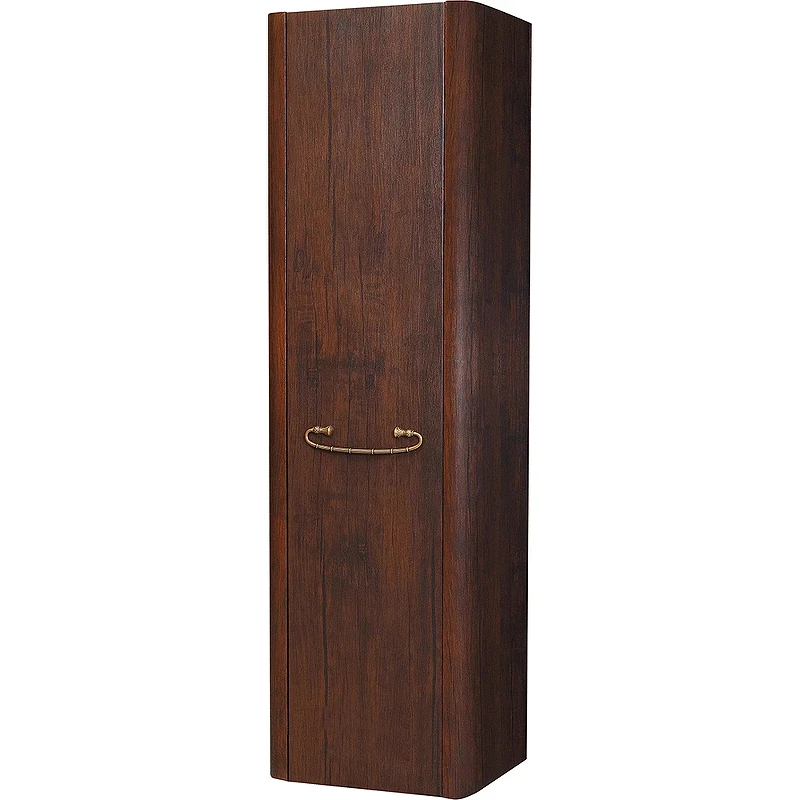 Шкаф пенал Bellezza Рикарда 40 L 4629605182445 подвесной Каштан МДФ / ЛДСП