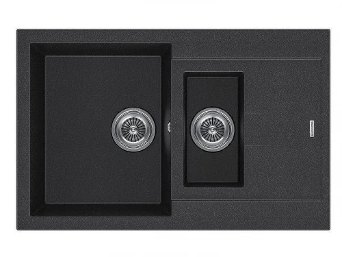 Кухонная мойка KUCHENSTERN PLAT 60-2 78x50 207AN20 цвет Антрацит