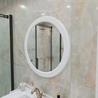 Зеркало Caprigo Valletta 80 35330-112.000.00.05 Белое матовое МДФ / ЛДСП, стекло