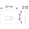 Комплект унитаза Ceramicanova Uno Rimless CN11001 с инсталляцией Berges Novum D5 040235 с сиденьем Микролифт и Черной матовой клавишей смыва фарфор подвесной