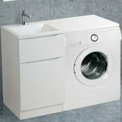Тумба под раковину BelBagno Lavanderia 120 LAVANDERIA-580/1200-2C-PIA-BL Bianco Lucido МДФ / ЛДСП