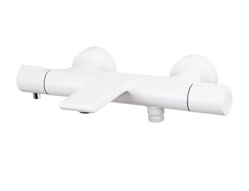 Смеситель для ванны Kaiser Serio 05322-14 с термостатом цвет Белый матовый