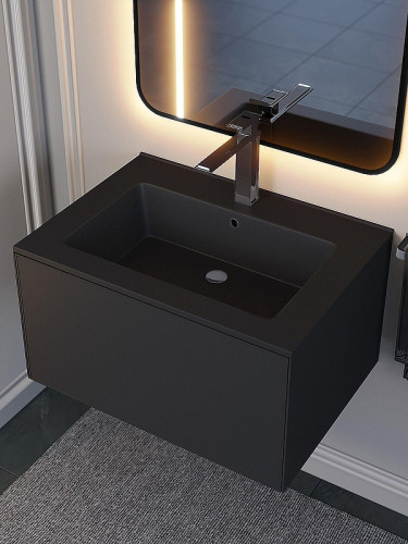 Раковина Uperwood Parma Quartz 66 291003000 цвет Уголь