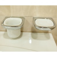 Мыльница Kludi Ambienta 5398505 Хром Белая
