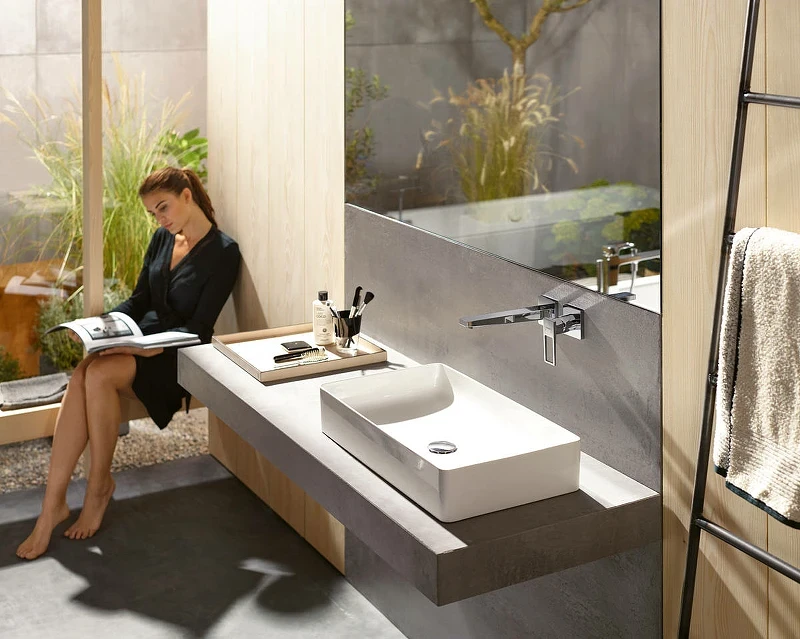 Смеситель для раковины Hansgrohe Metropol 74526000 Хром латунь встраиваемый