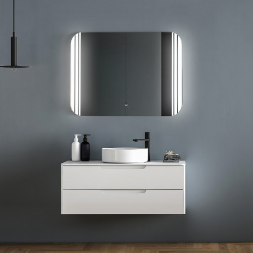 Зеркало Abber See 92 AG6101S с подсветкой с сенсорным выключателем и диммером стекло