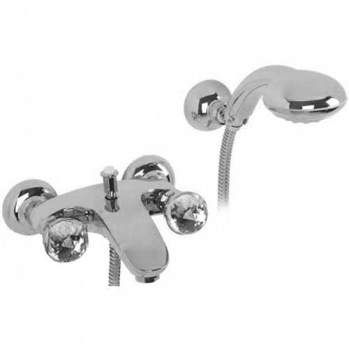 Смеситель для ванны Migliore Korona Swarovski ML.KRN-4702.CR цвет Хром