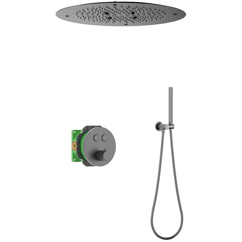 Душевая система Timo SX-2370/18SM с термостатом Черное золото
