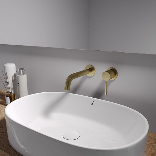 Смеситель для раковины Oliveeka Y OL-88869017-BG цвет Золото матовое