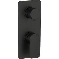 Смеситель для душа Remer Infinity I93KBCFP Черный брашированный хром латунь встраиваемый