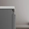 Тумба под раковину Sancos Folk 100 R FL100RGS подвесная Grey soft МДФ / ЛДСП