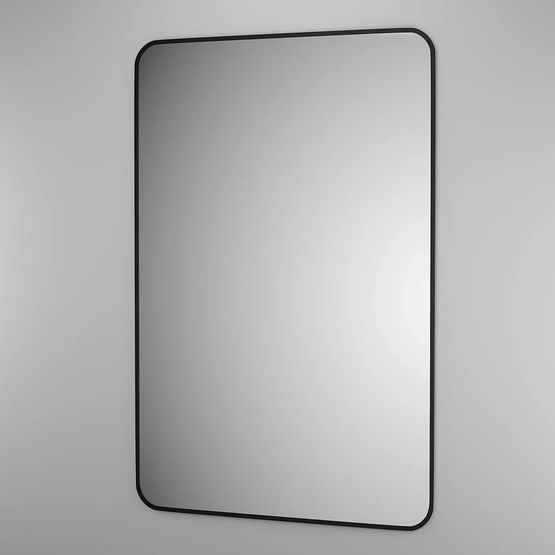 Зеркало Evoform Colora 120х80 BY 0440 с окантовкой - Черный цвет стекло