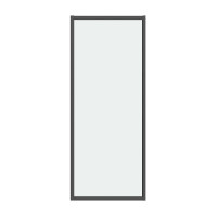 Душевая стенка Grossman Style 100 200.K33.05.100.21.00 профиль Черный матовый стекло прозрачное