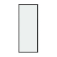 Душевая стенка Grossman Style 100 200.K33.05.100.21.00 профиль Черный матовый стекло прозрачное