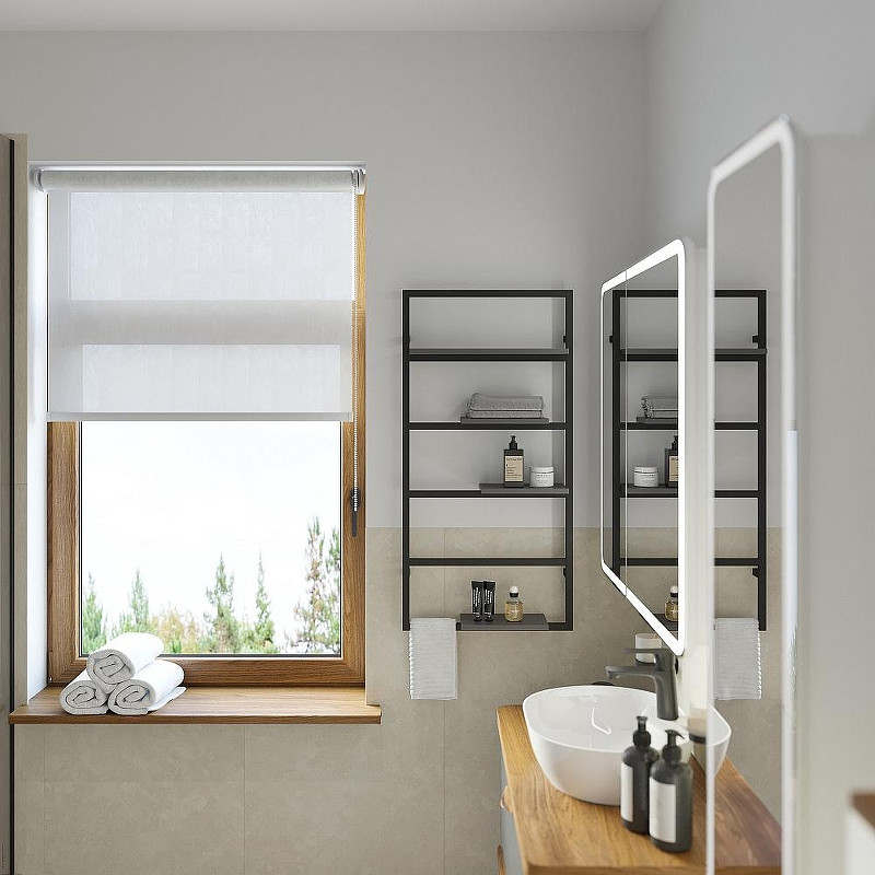 Полка DIWO Элиста 50 П23247 цвет Черный Антрацит