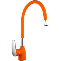 Смеситель для кухни Frap F4453-02 Оранжевый латунь