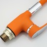 Смеситель для кухни Frap F4453-02 Оранжевый латунь