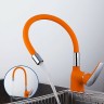 Смеситель для кухни Frap F4453-02 Оранжевый латунь