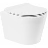 Унитаз BelBagno Flay-R BB053CHR подвесной без сиденья фаянс подвесной