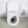 Унитаз BelBagno Flay-R BB053CHR подвесной без сиденья фаянс подвесной