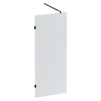 Душевая перегородка AM.PM X-Joy 80 W94UWI-80-F1-BTE профиль Черный матовый стекло прозрачное